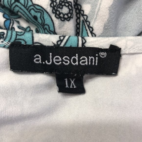 A Jesdani long sleeve paisley top size 1X - Picture 3 of 4
